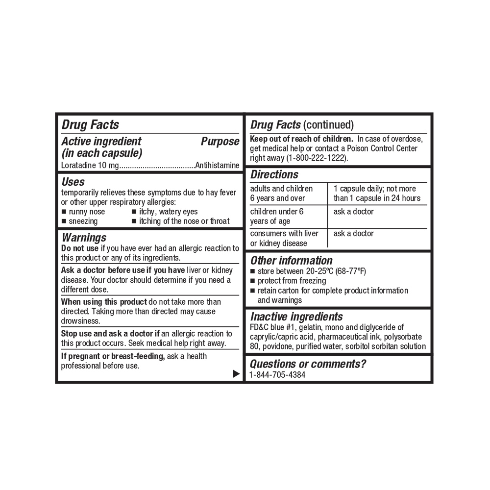 This product's drug facts, warnings, and directions