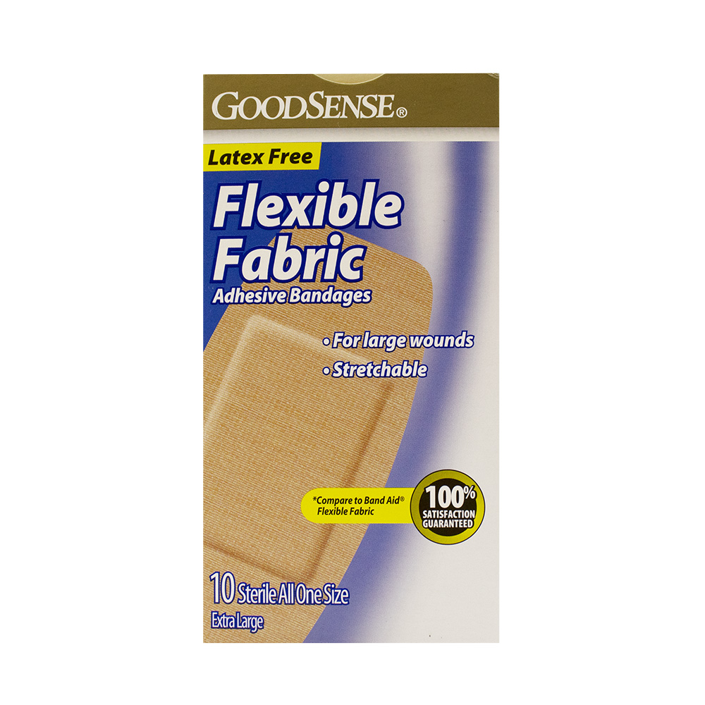 thumbnail image 2 of Band-Aid Flexible Fabric Adhesive Bandages – Extra Large, 10 Count 2 of 5