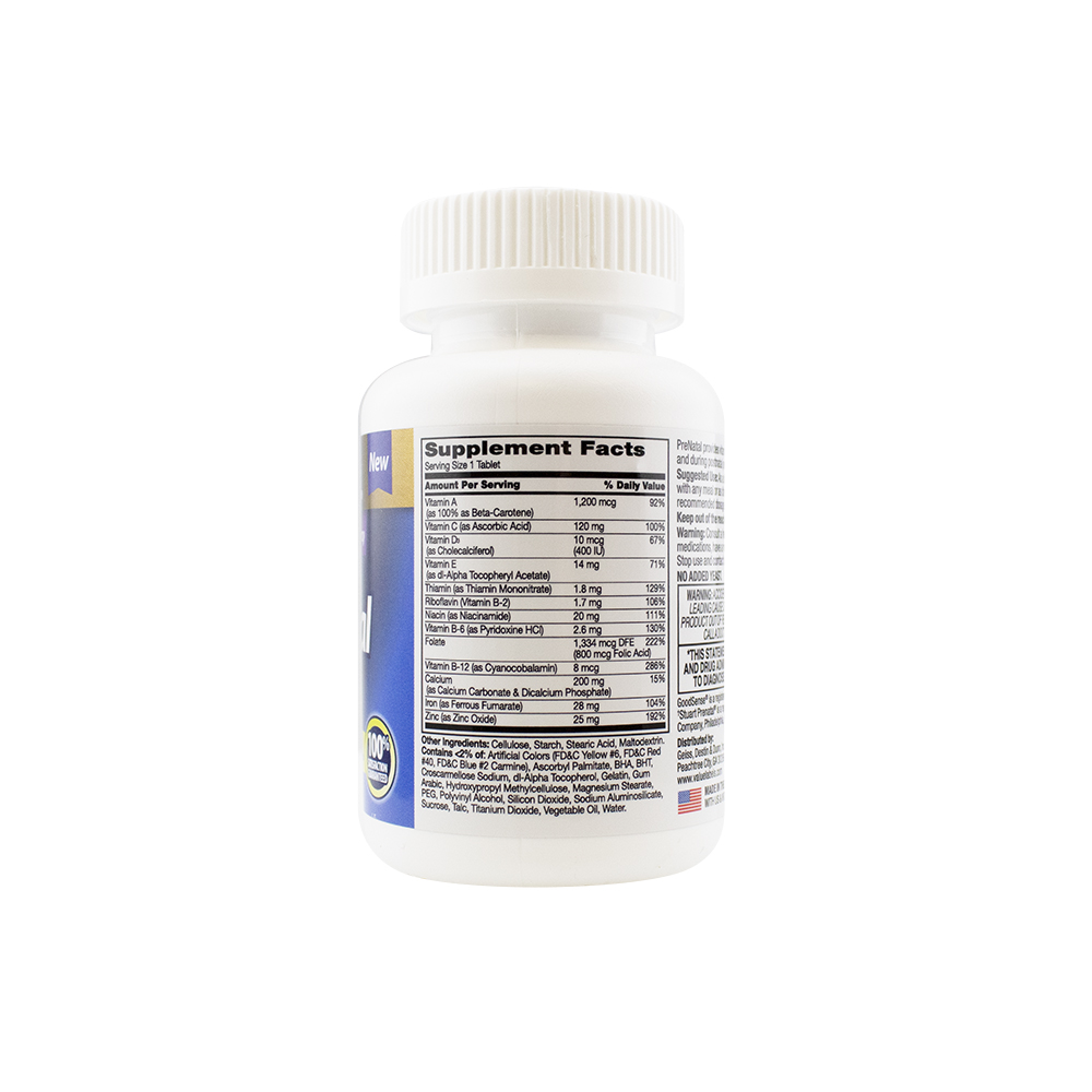 This product's supplement facts.
