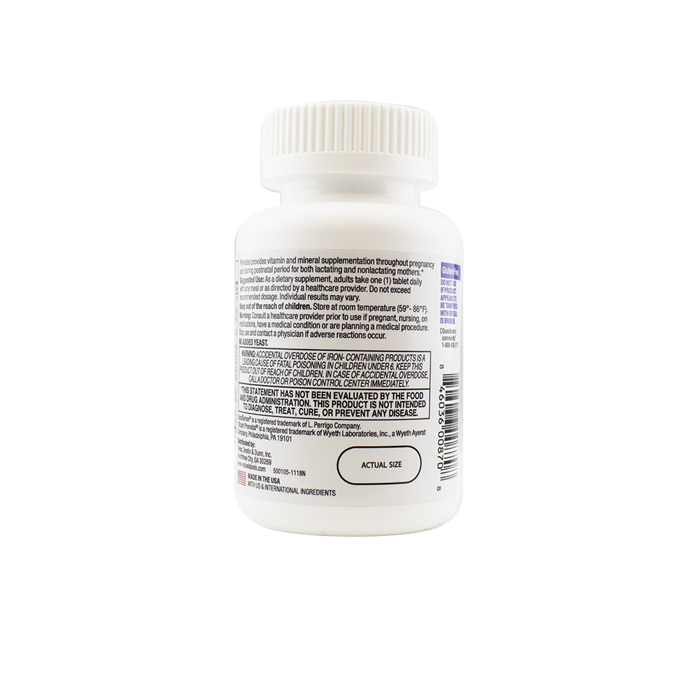 This product's supplement facts.
