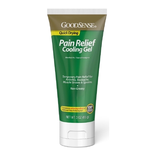 GoodSense® Cooling Pain Relief Gel, Menthol 4%, 3 FL OZ