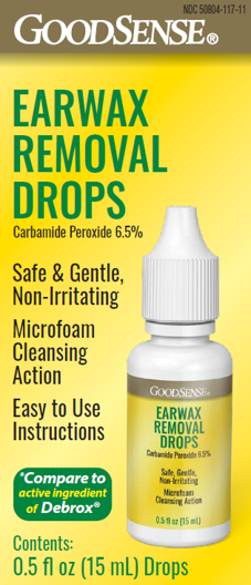 GoodSense® Earwax Removal Drops, 0.5 fl oz (15mL)