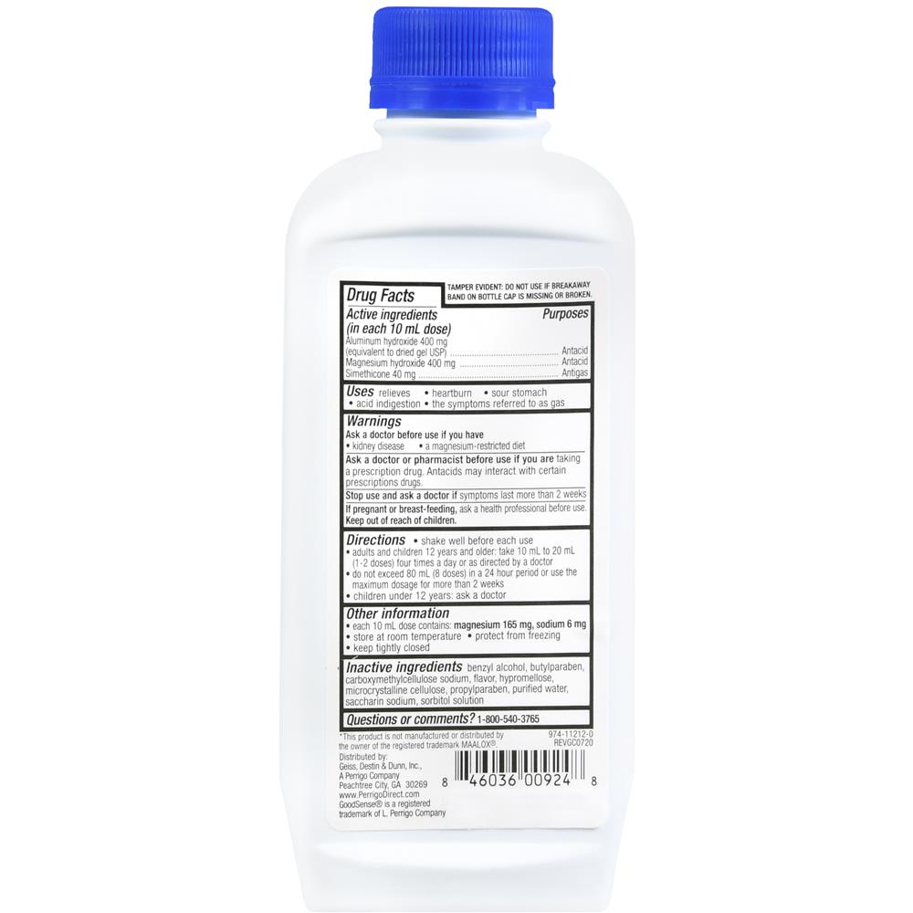 This product's drug facts, warnings, and directions