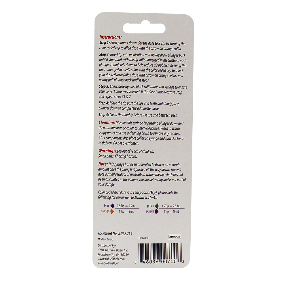 Product's features and directions for use.