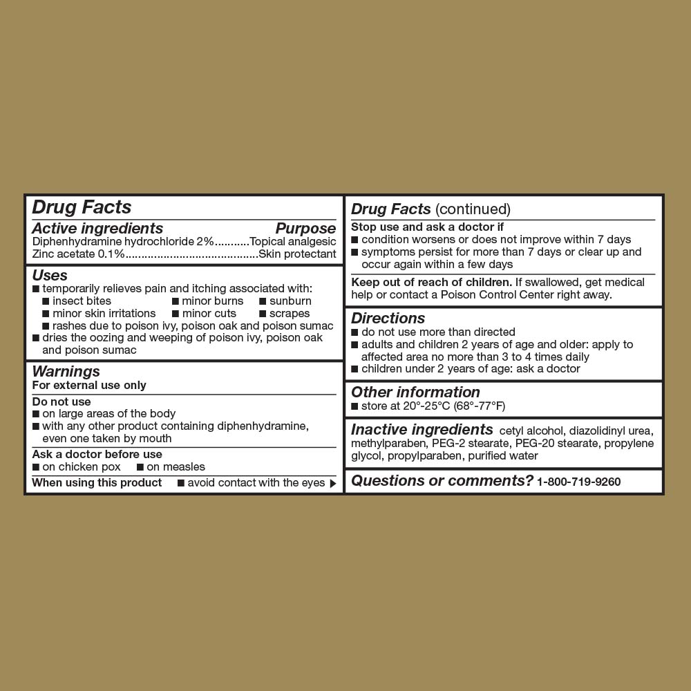 This product's drug facts, warnings, and directions