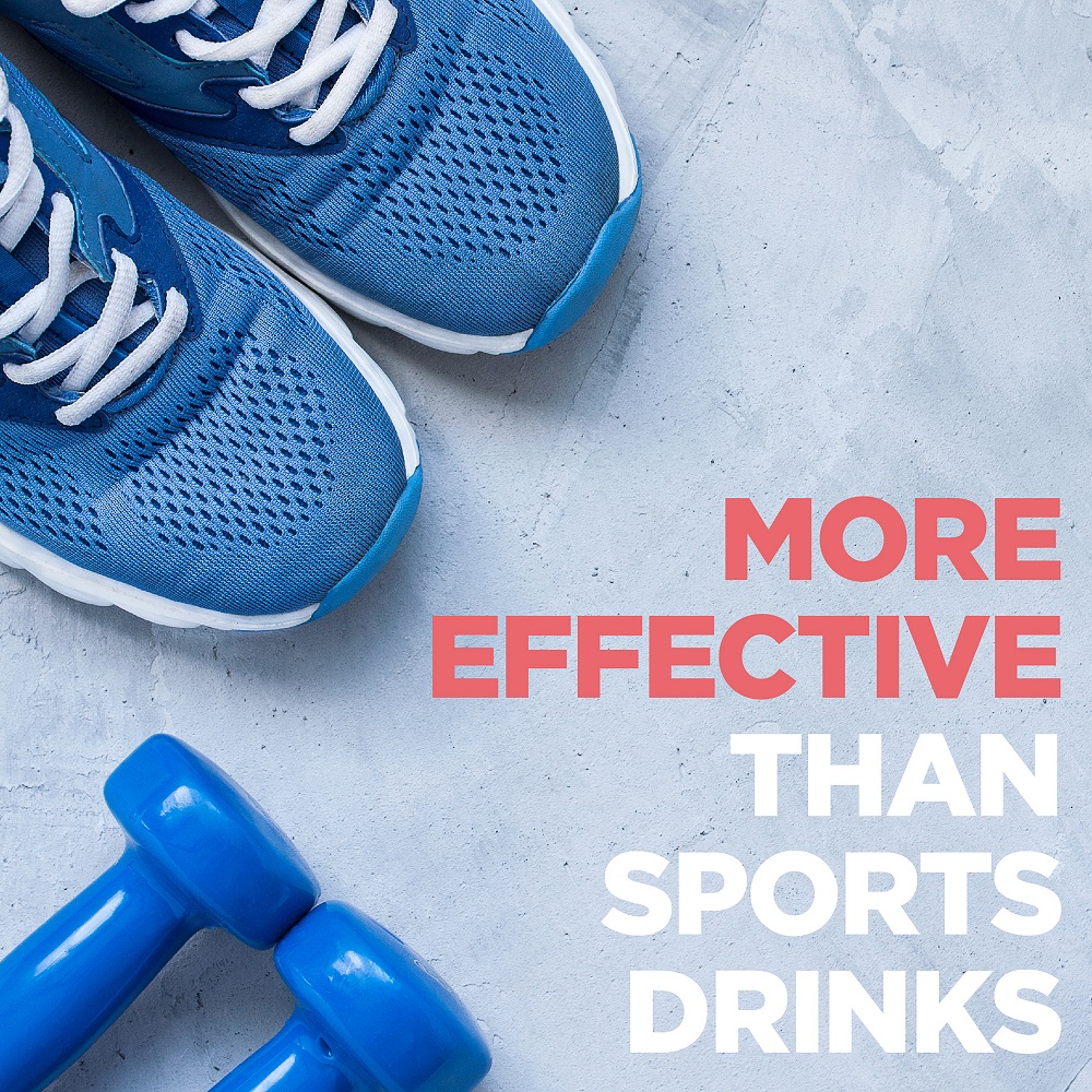More Effective than Sports Drinks