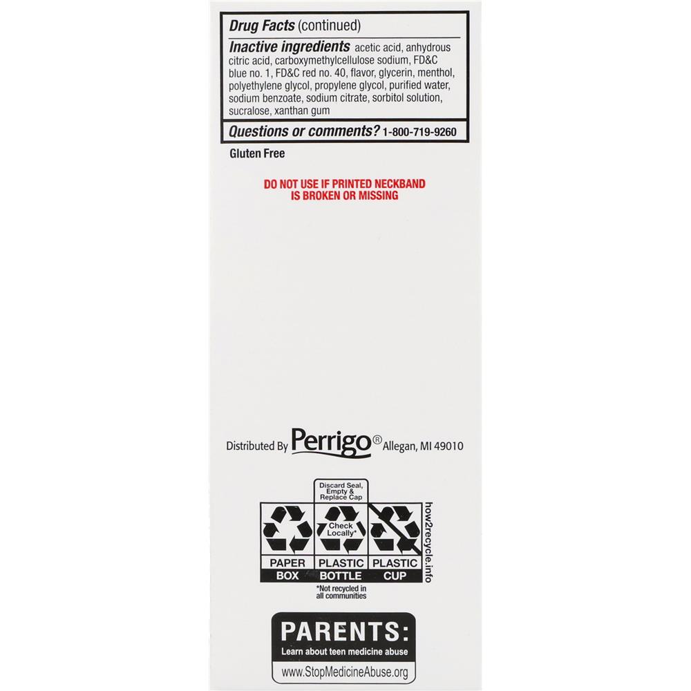 This product's drug facts, warnings, and directions