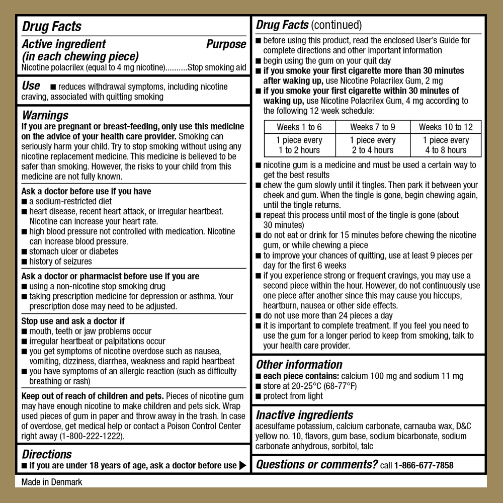 This product's drug facts, warnings, and directions