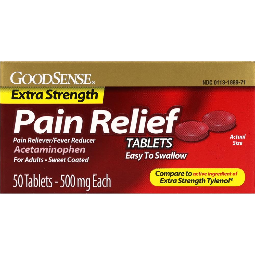 This product's active ingredients compare to Extra Strength Tylenol® active ingredients