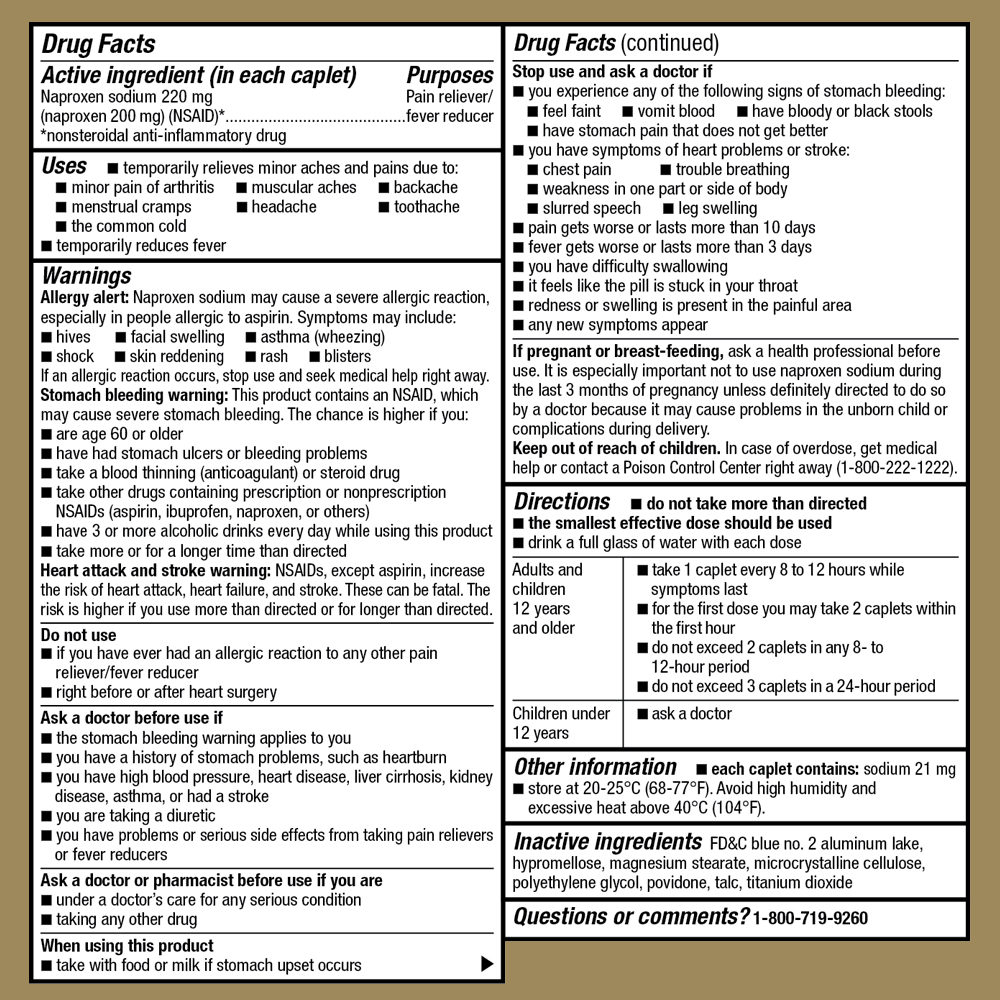 This product's drug facts, warnings, and directions