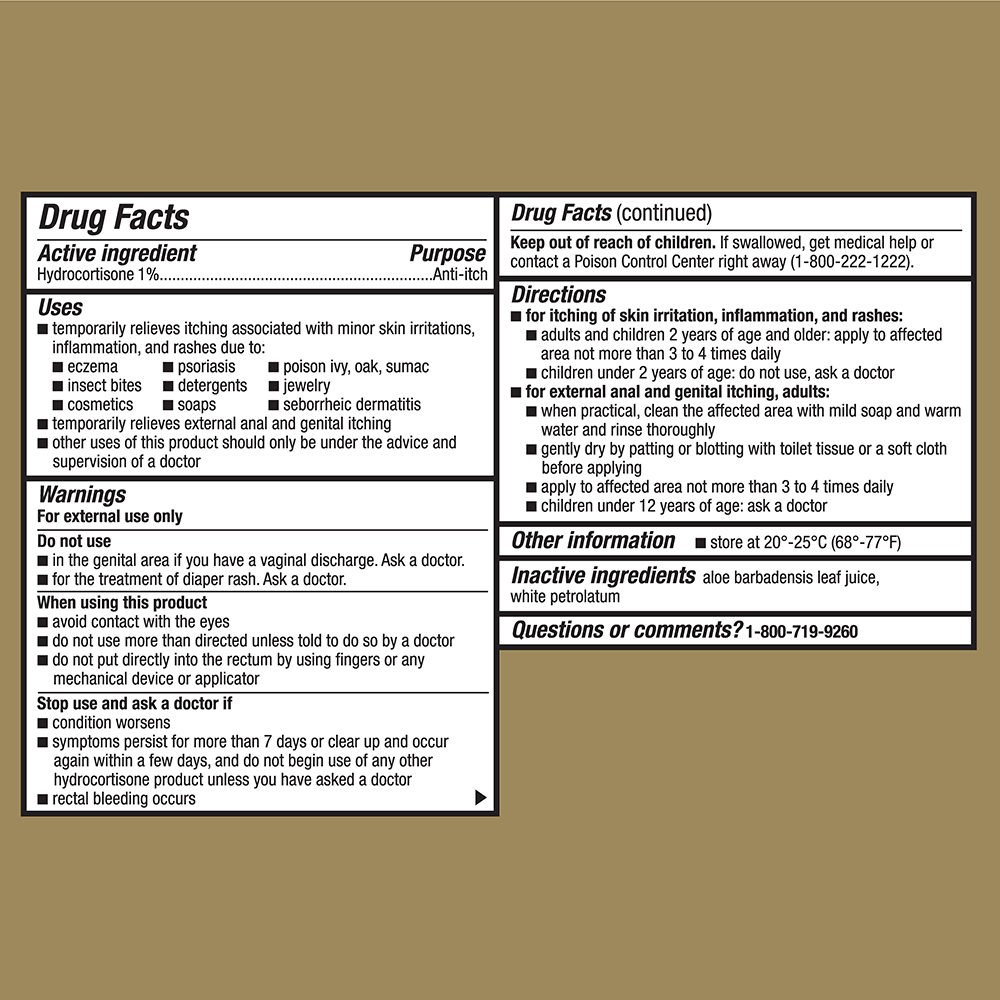 This product's drug facts, warnings, and directions