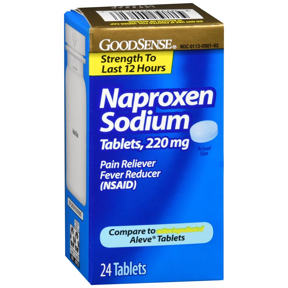GoodSense® Naproxen Sodium 220 mg Tablets, 24 Count
