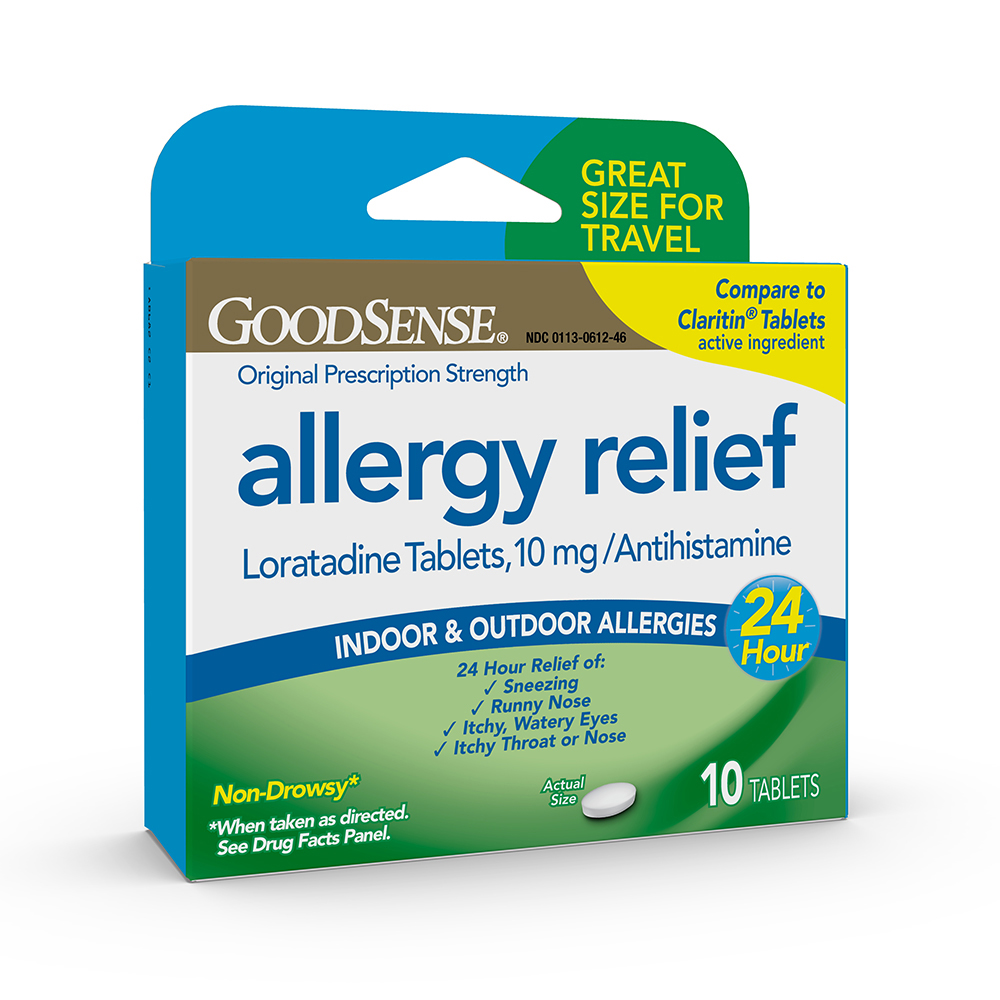 GoodSense® Allergy Relief Loratadine 10 mg, 24Hr Tablets, 10 ct