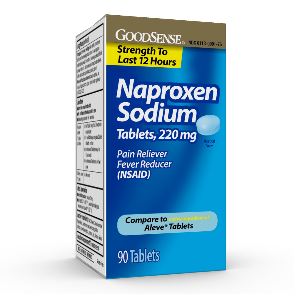 GoodSense&reg; Naproxen Sodium 220 mg Tablets, 90 Count