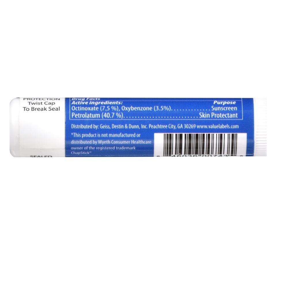 This product's drug facts