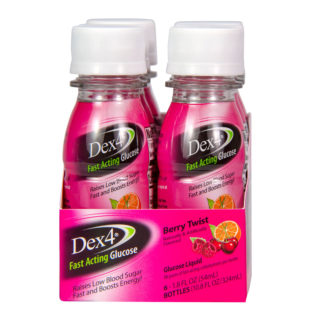 Dex4® Fast Acting Glucose Liquid, Berry Burst, 1.8 fl oz/ea