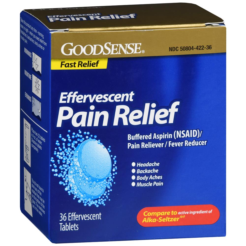 GoodSense® Effervescent Antacid & Pain Relief Tablets, 36/ea