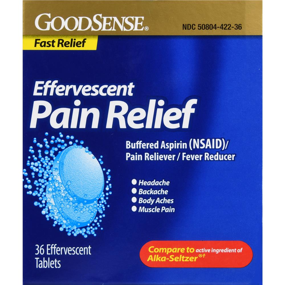 GoodSense® Effervescent Antacid & Pain Relief Tablets, 36/ea