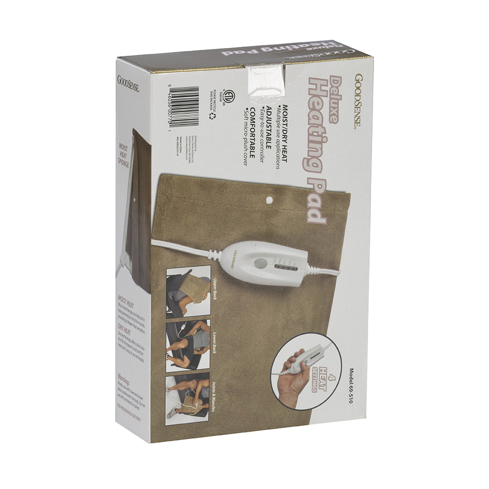 GoodSense® Extra Large Deluxe Heating Pad with 4 Heat Settings, 1/ea