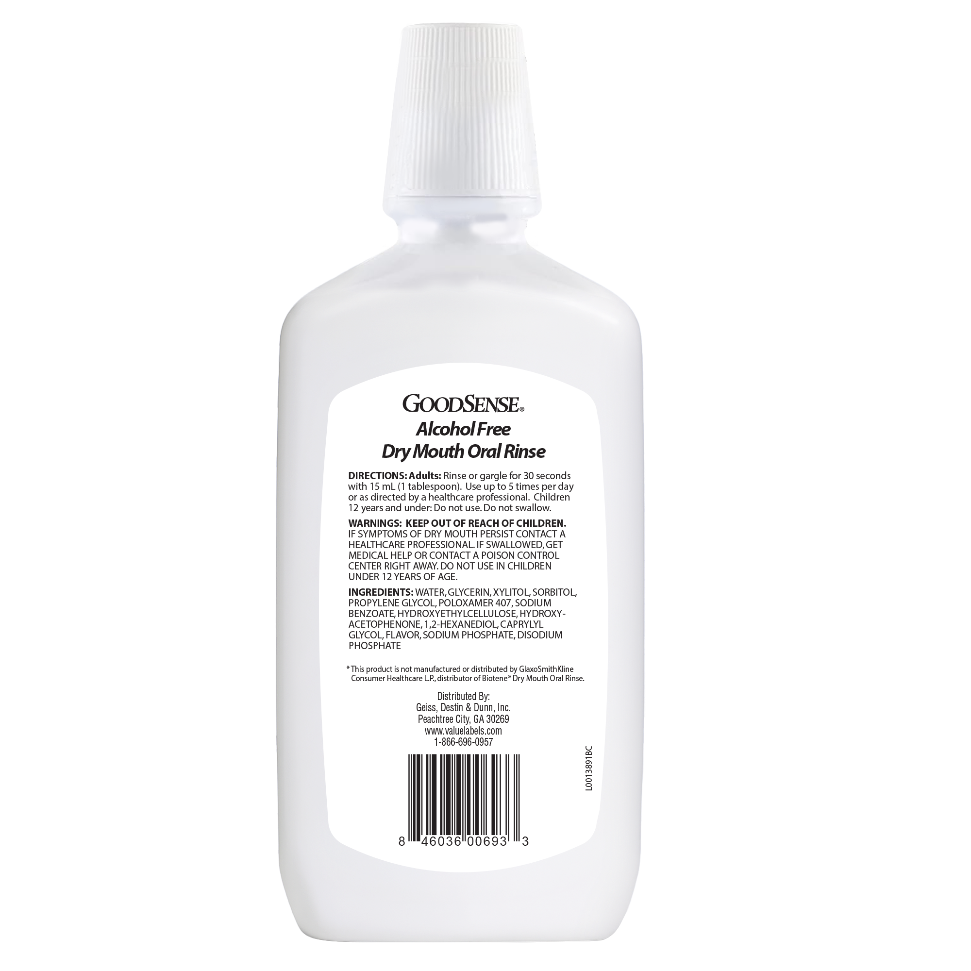 This product's drug facts, warnings, and directions