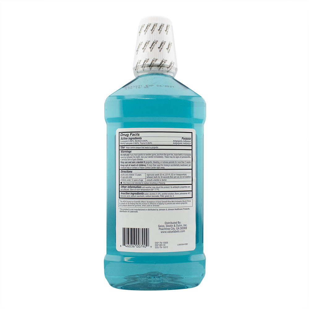 This product's drug facts, warnings, and directions