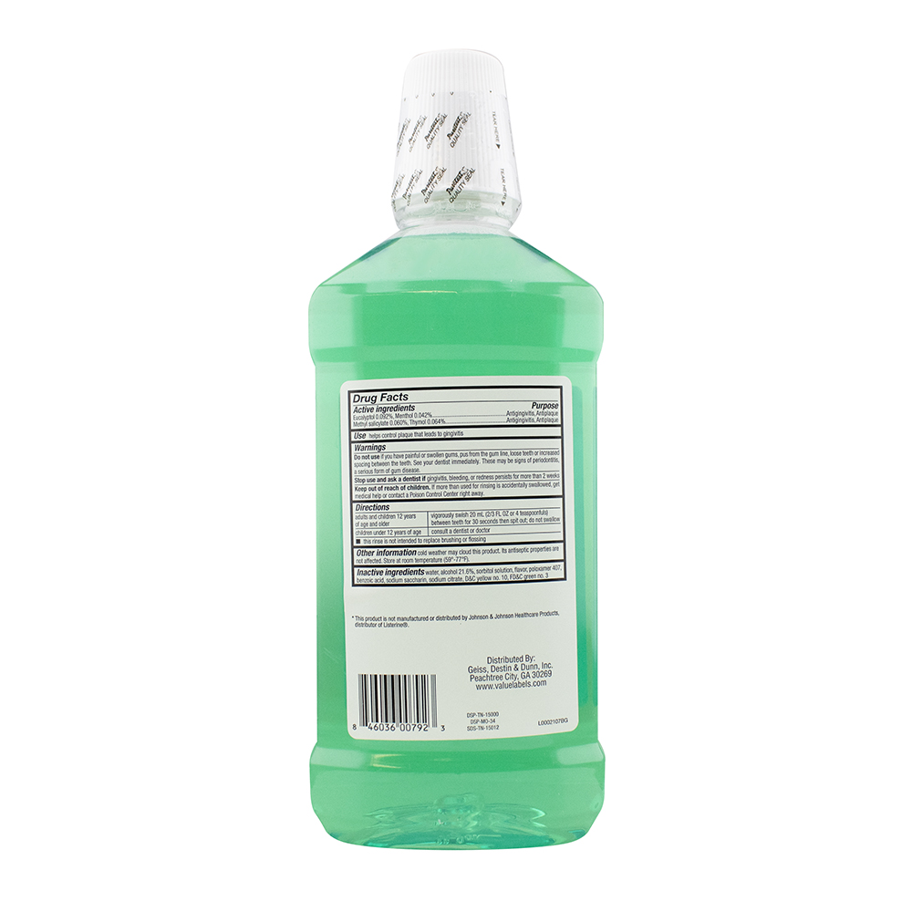 This product's drug facts, warnings, and directions