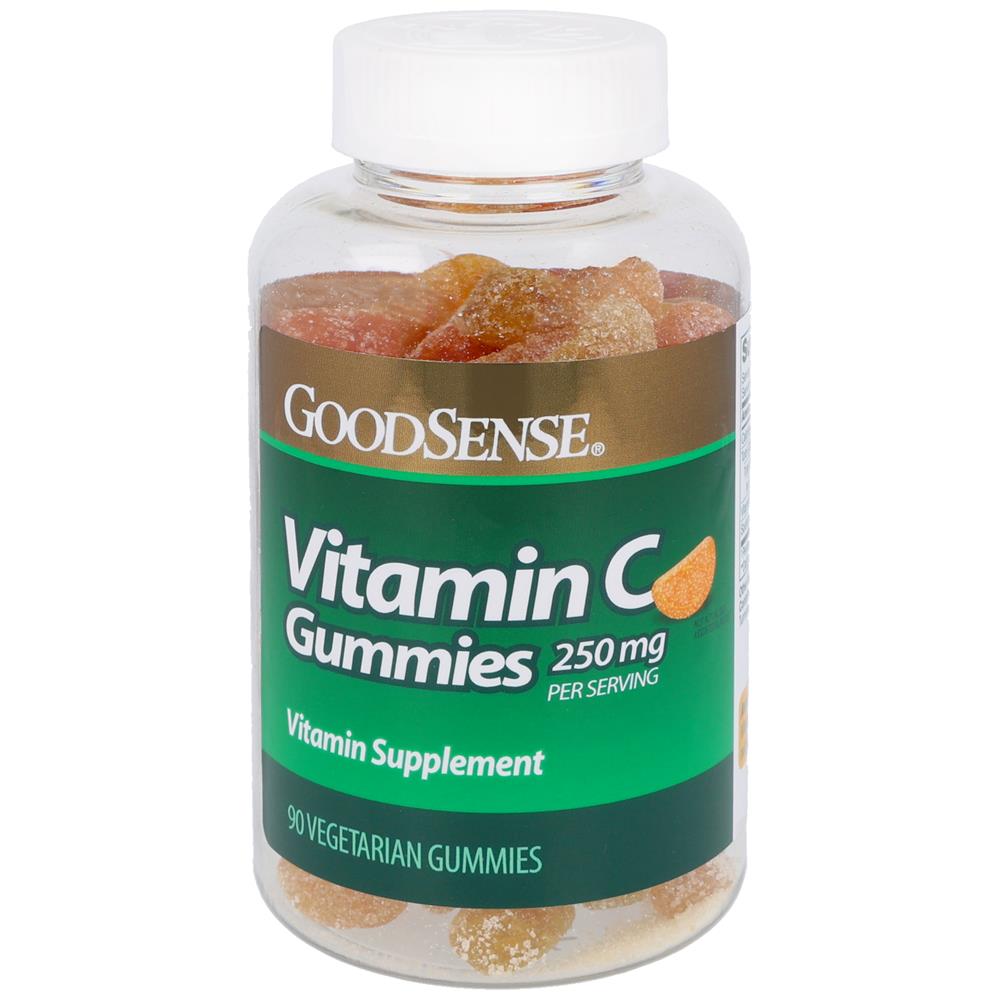 GoodSense&reg; Vitamin C 250 mg Supplement, Vegetarian Gummies, 90 Count