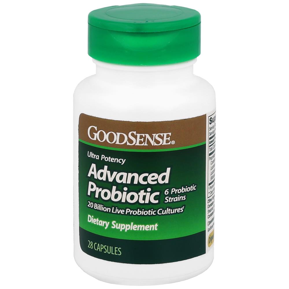 GoodSense&reg; Advanced Probiotic Capsules, 6 Strains, 20B Live Cultures, 12 Count