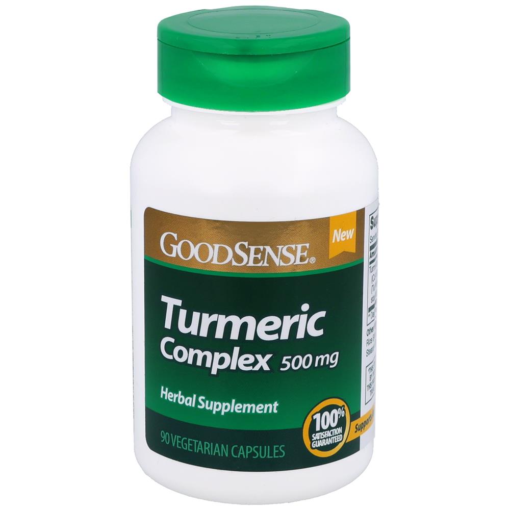 GoodSense&reg; Turmeric Complex 500 mg, Vegetarian Capsules 90 Count