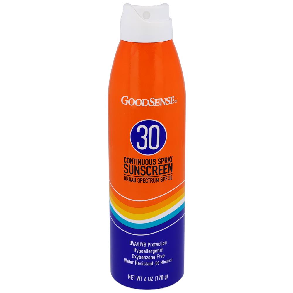 GoodSense® Sunscreen Continuous Spray Sport SPF-30, 6 oz
