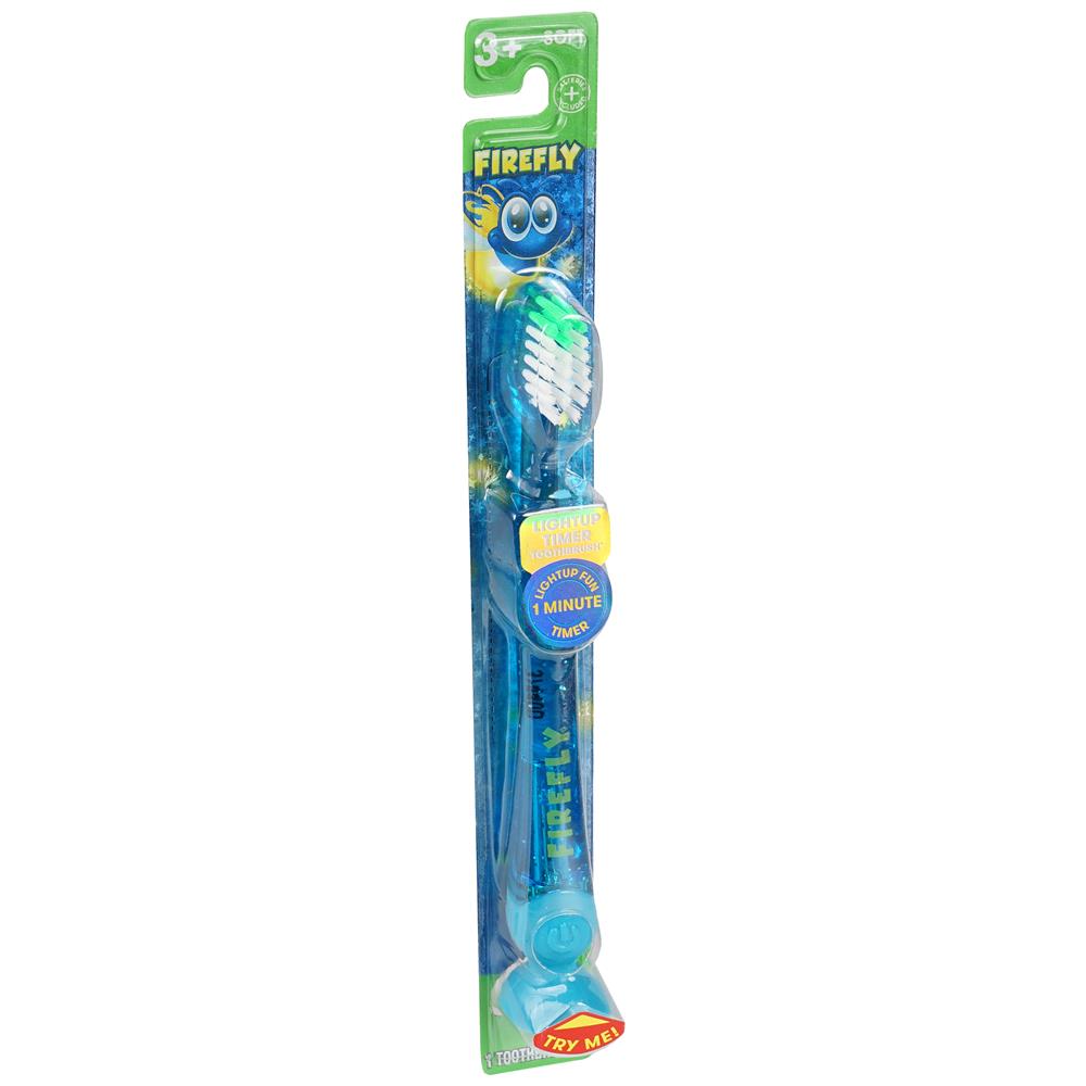 Firefly® Kids Soft Toothbrush with Light Up Timer, 1 Count