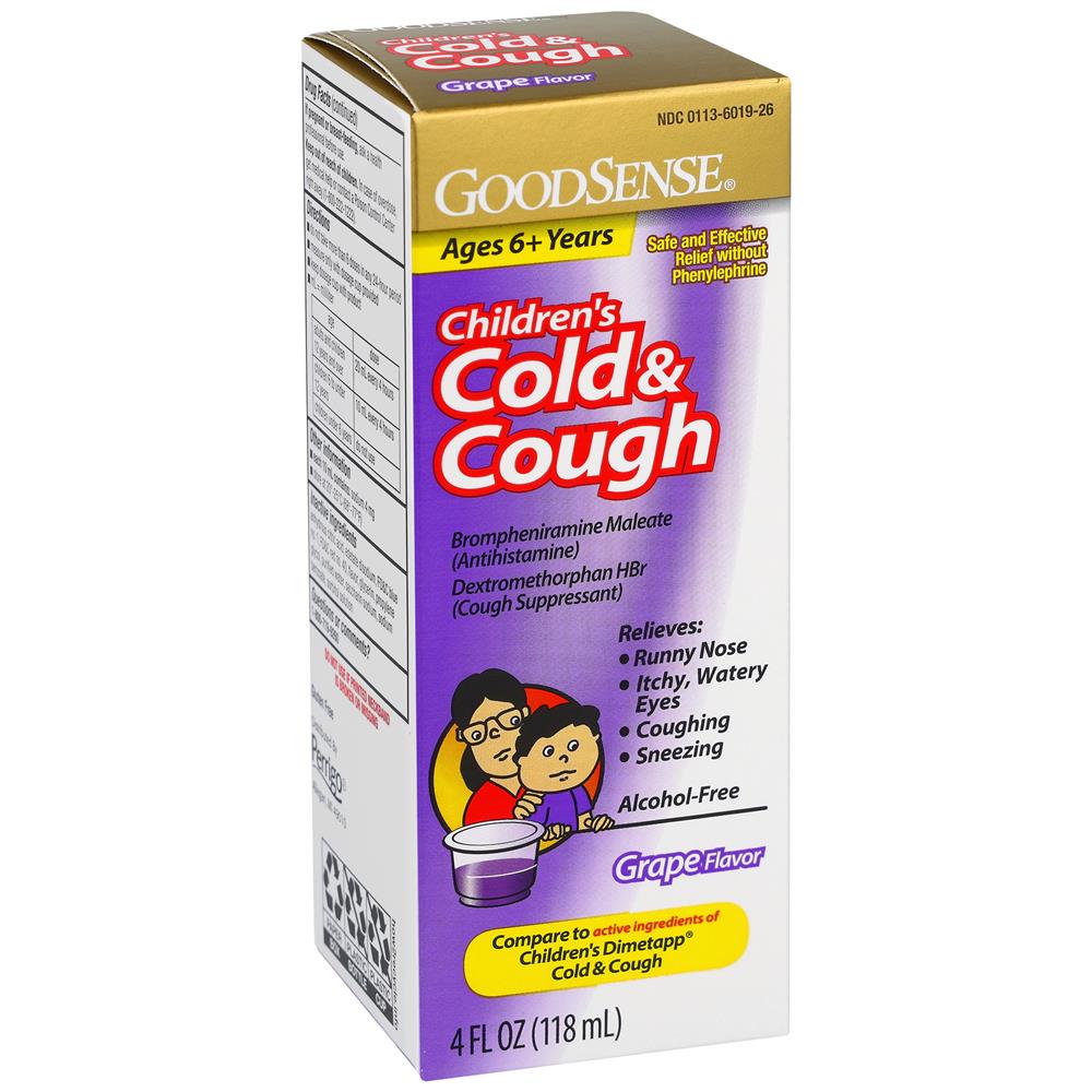 GoodSense® Children's Cold & Cough, Grape Flavor, 4 oz