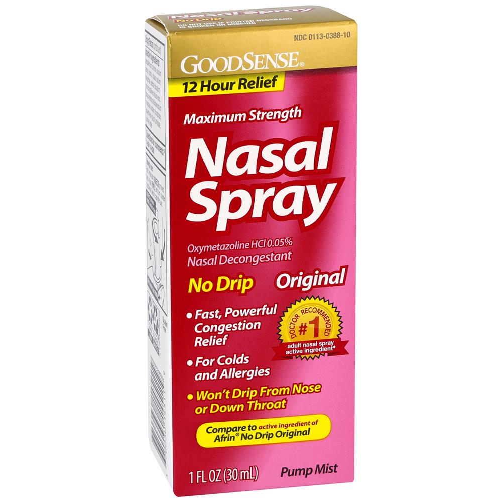 GoodSense® Nasal Spray No Drip 12-Hour Pump Mist 1 oz