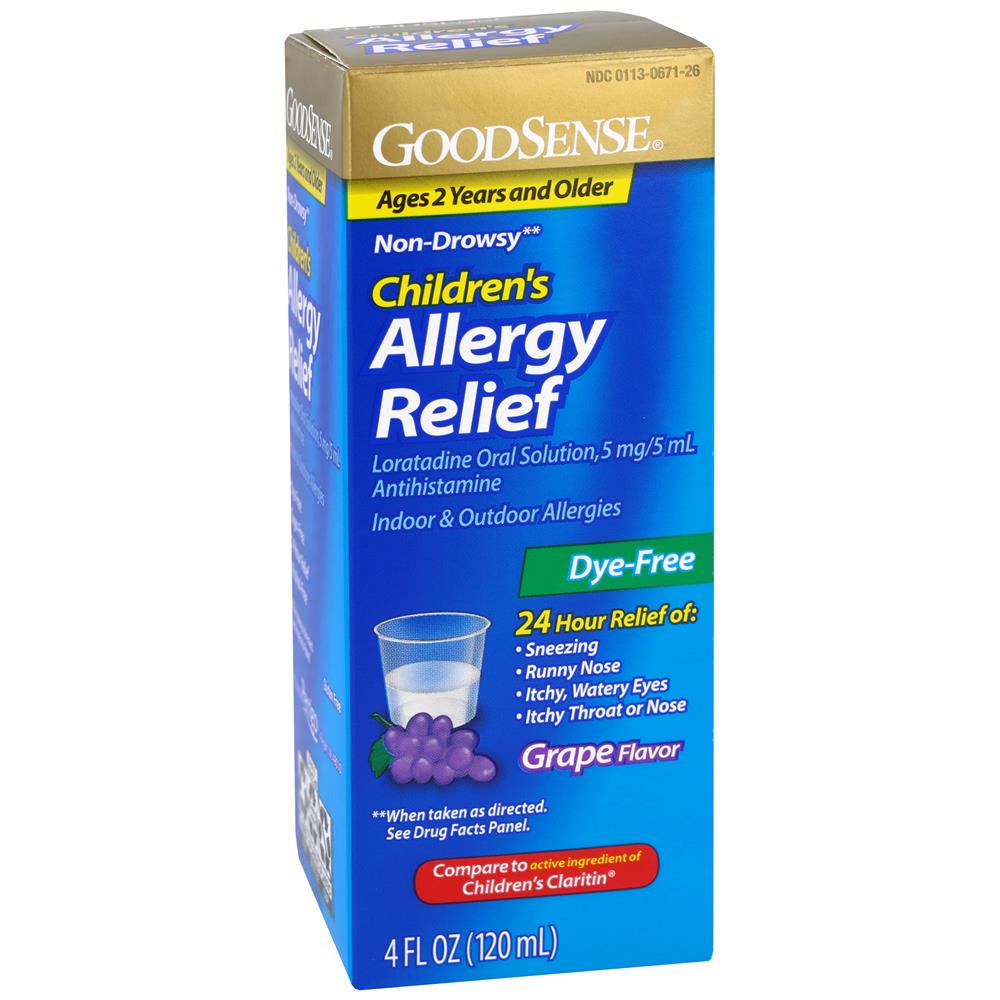 GoodSense® Children's Allergy Relief Loratadine Oral 5 mg/5 mL, 4 fl oz