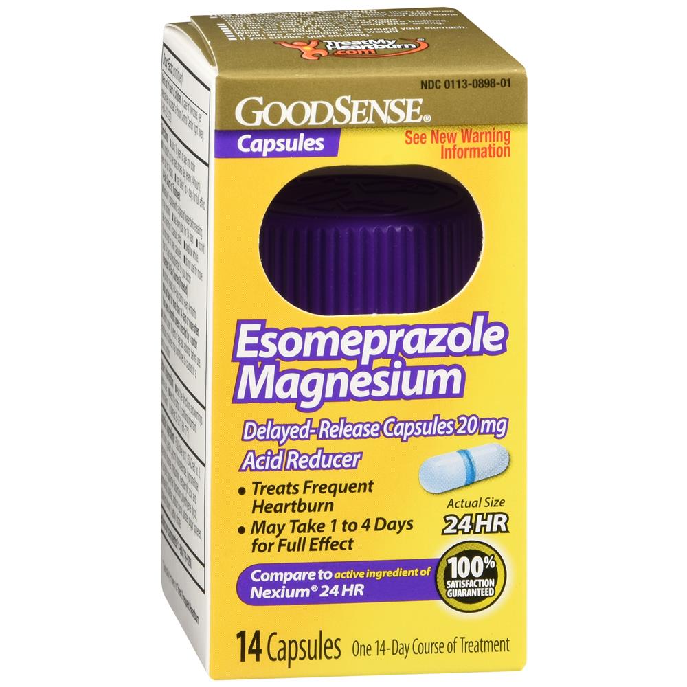 GoodSense&reg; Esomeprazole 24-Hour Delayed Release Capsule 14 Count