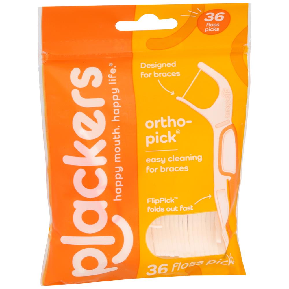 Plackers&reg; Flossers OrthoPick 36 Count