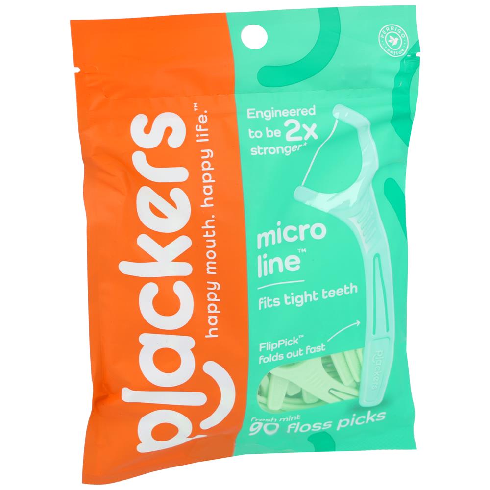 Plackers&reg; Flossers Micro Mint&reg; 90 Count
