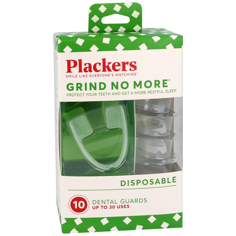 Plackers&reg; Grind No More&reg; Disposable Dental Guards 10 Count